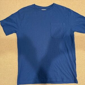 Zara Blue Short Sleeve Tee Classic Cotton